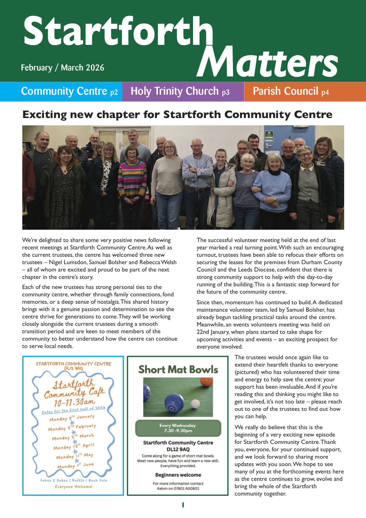 Cover of Startforth Matters - August/September 2025