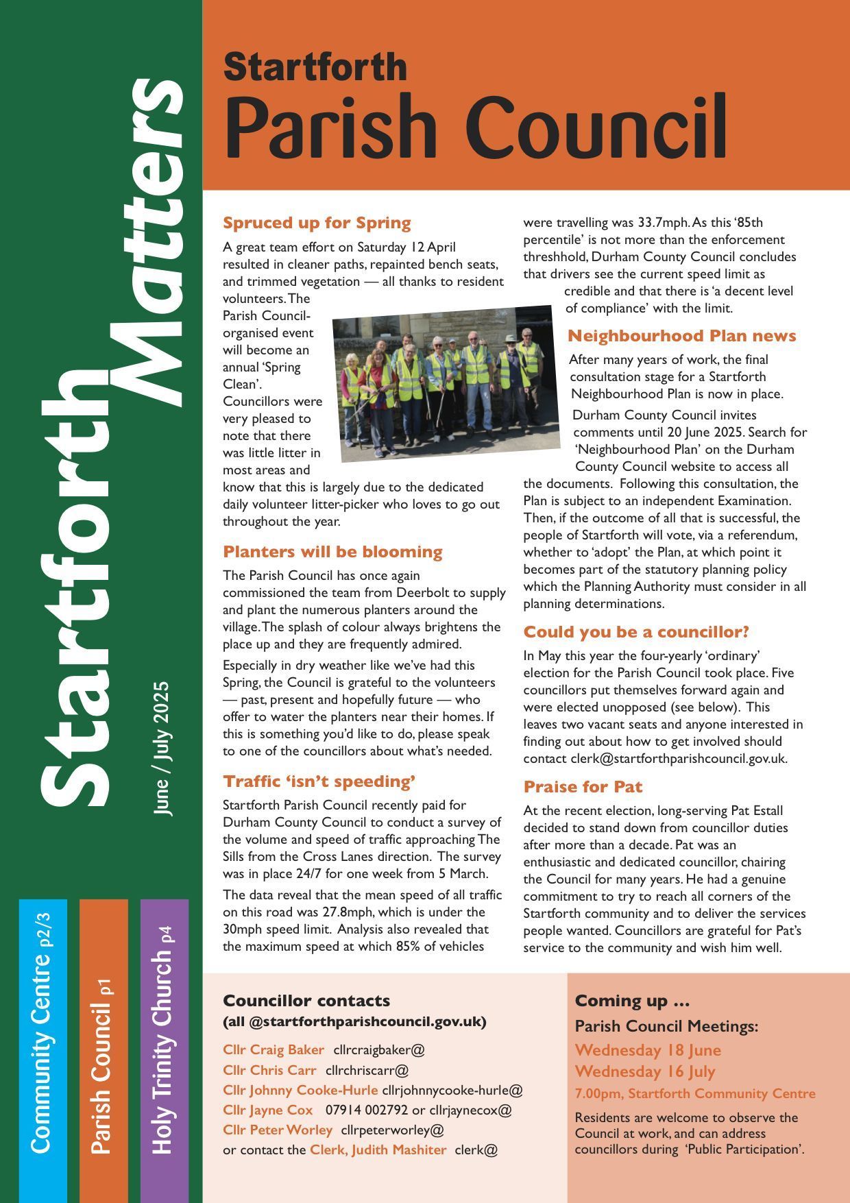 Cover of Startforth Matters - February/March 2025