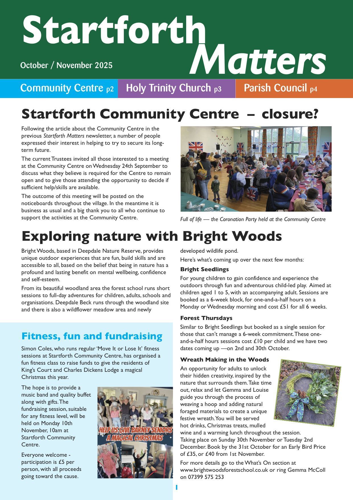 Cover of Startforth Matters - August/September 2025