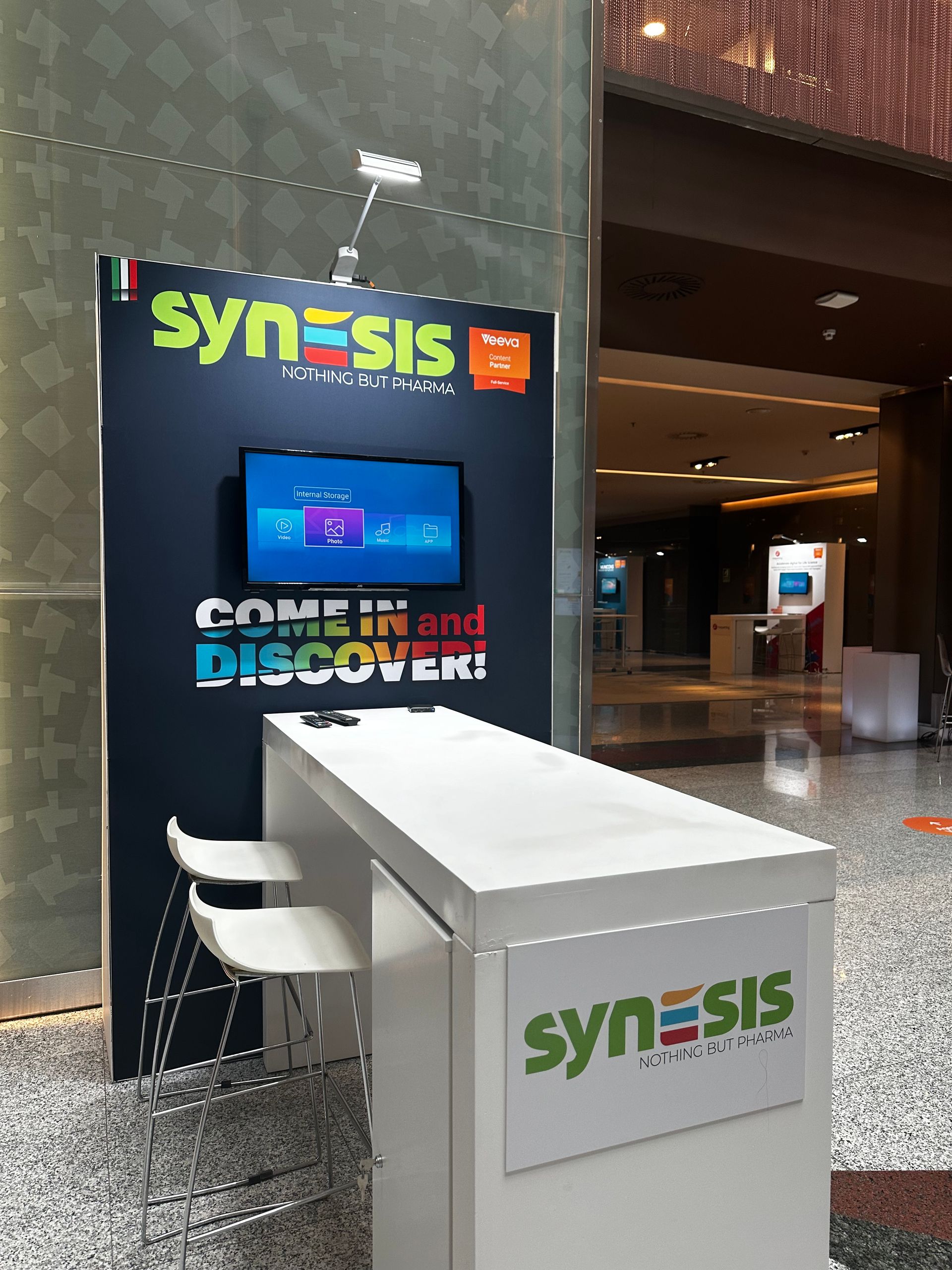 stand de patrocinador para summit en Malaga