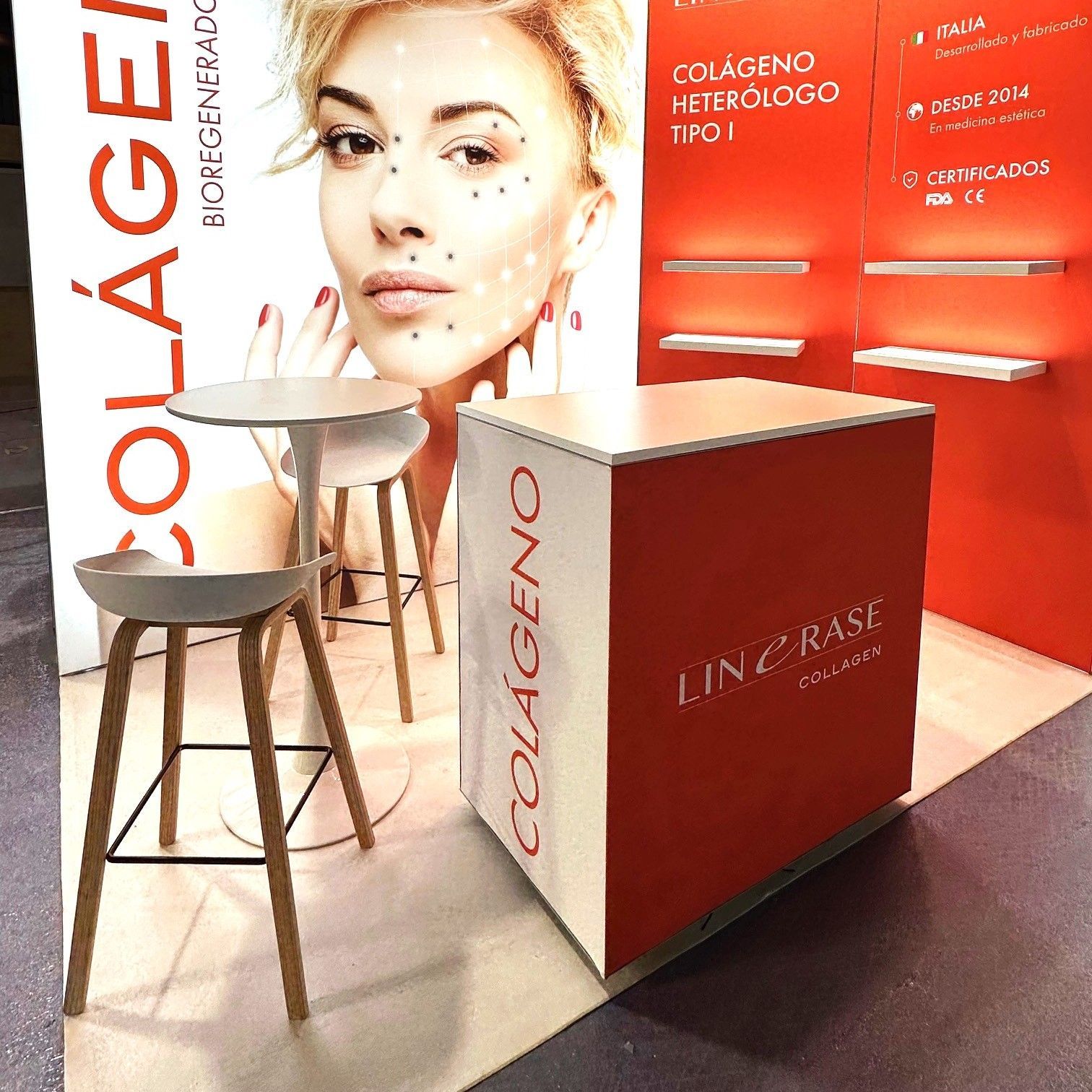 Alquiler de mostradores Premium para ferias en Málaga