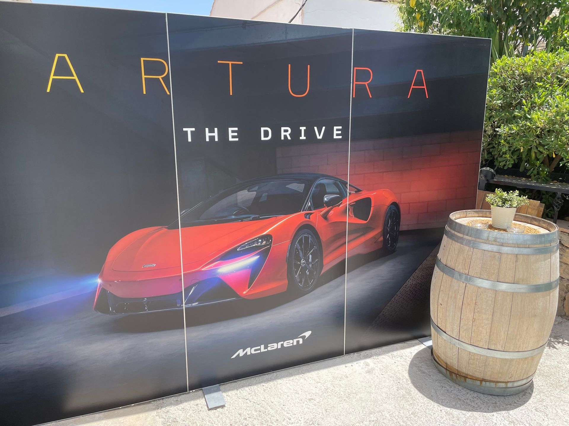 Cerramientos con gráfica personalizada para eventos