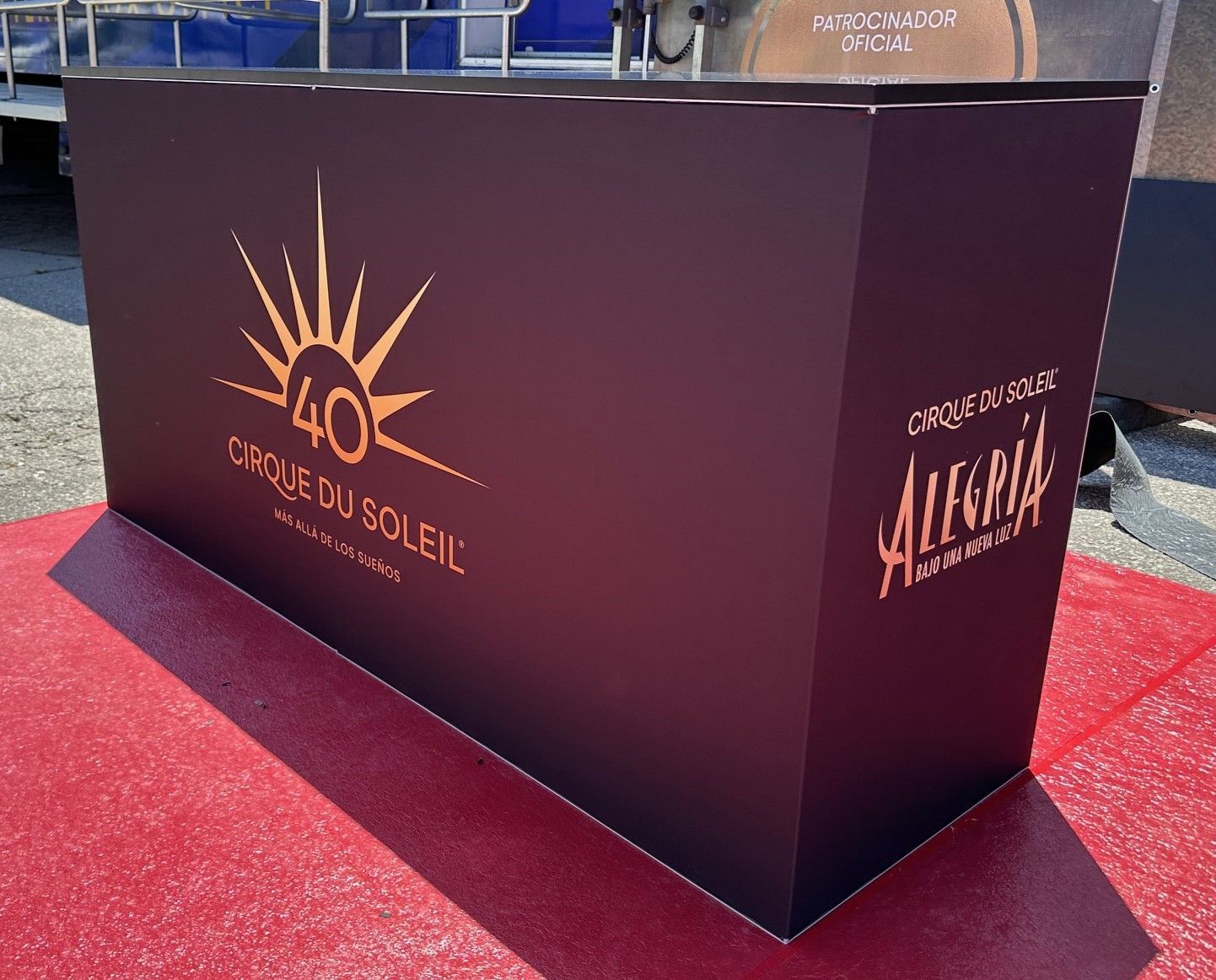 alquiler Mostrador con impresión personalizada