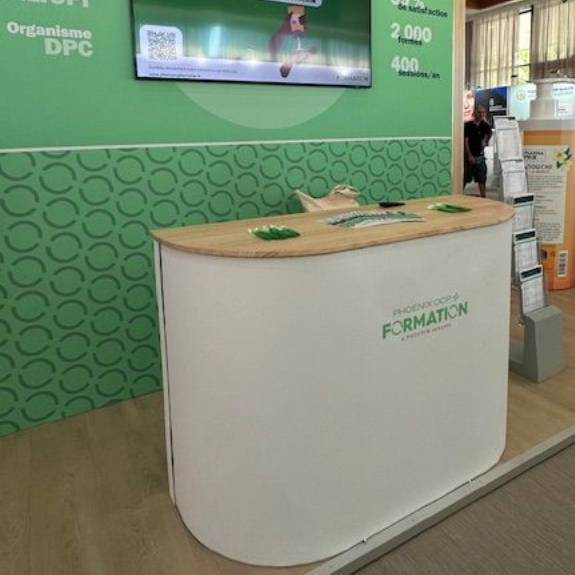 alquiler MOSTRADOR PREMIUM CON IMPRESION EN MALAGA