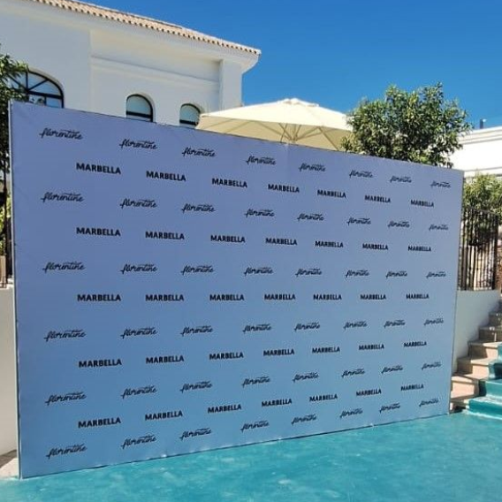 Photocall modular con impresión profesional