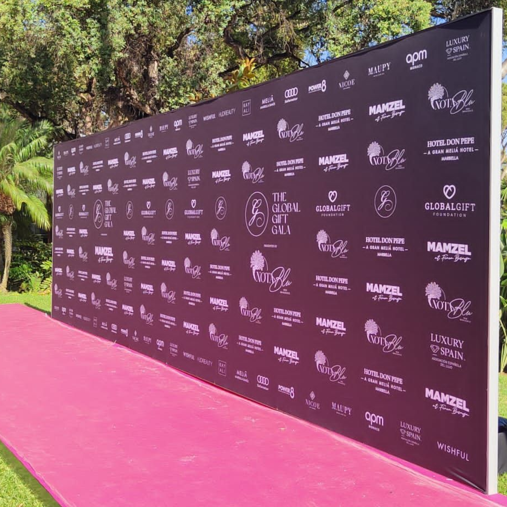 Diseno y montaje photocall en malaga