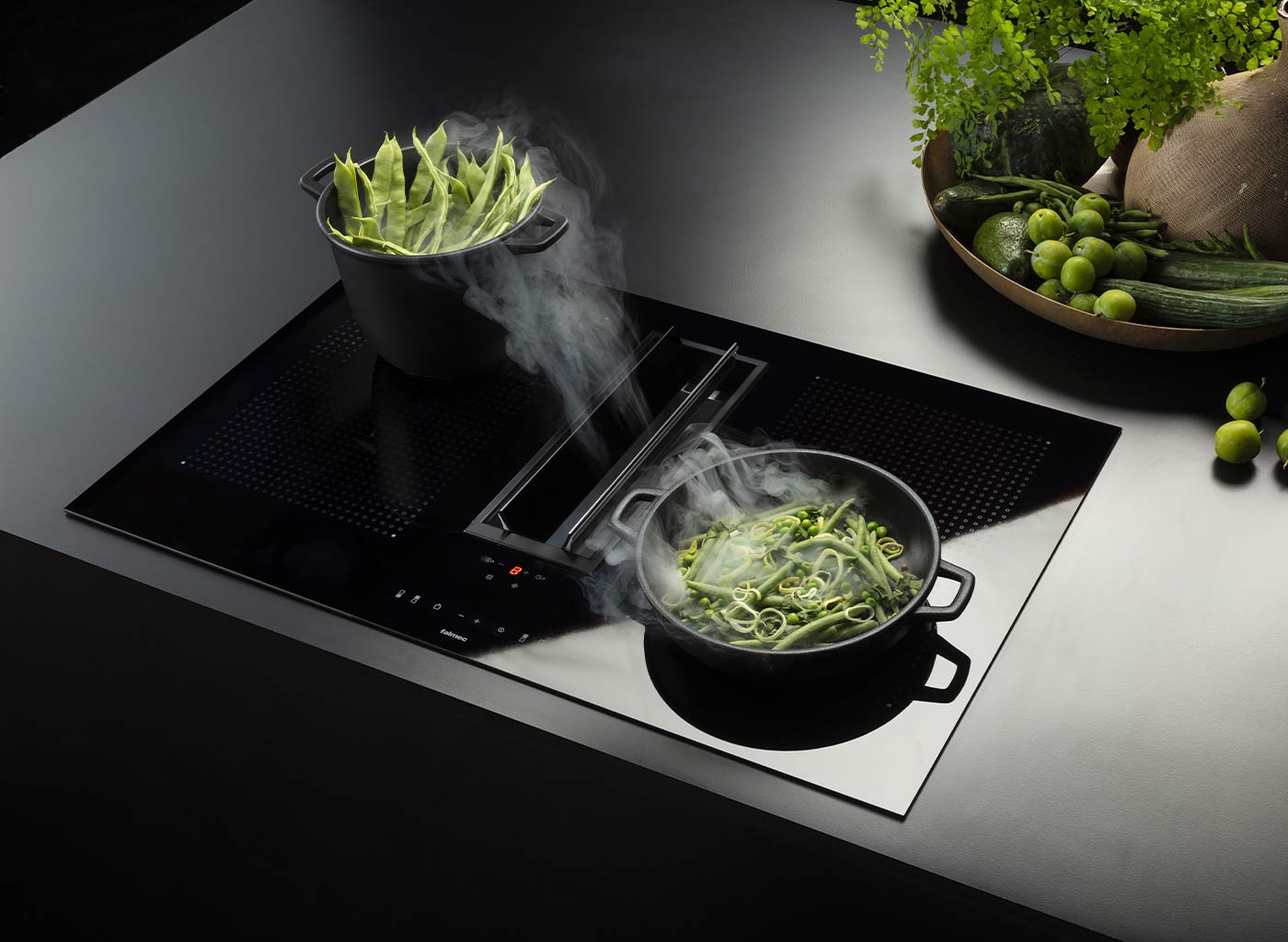 Induzione cappa integrata