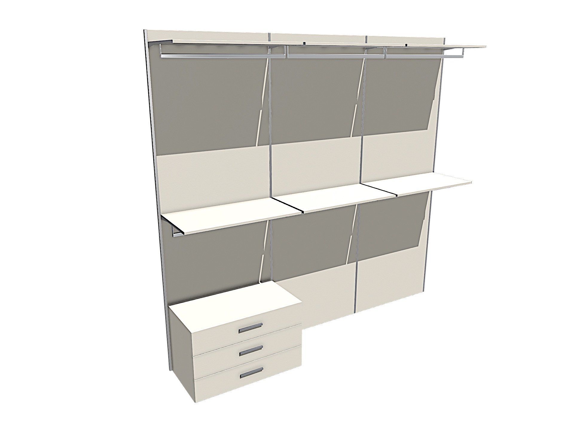 Cabina armadio cremagliera su misura