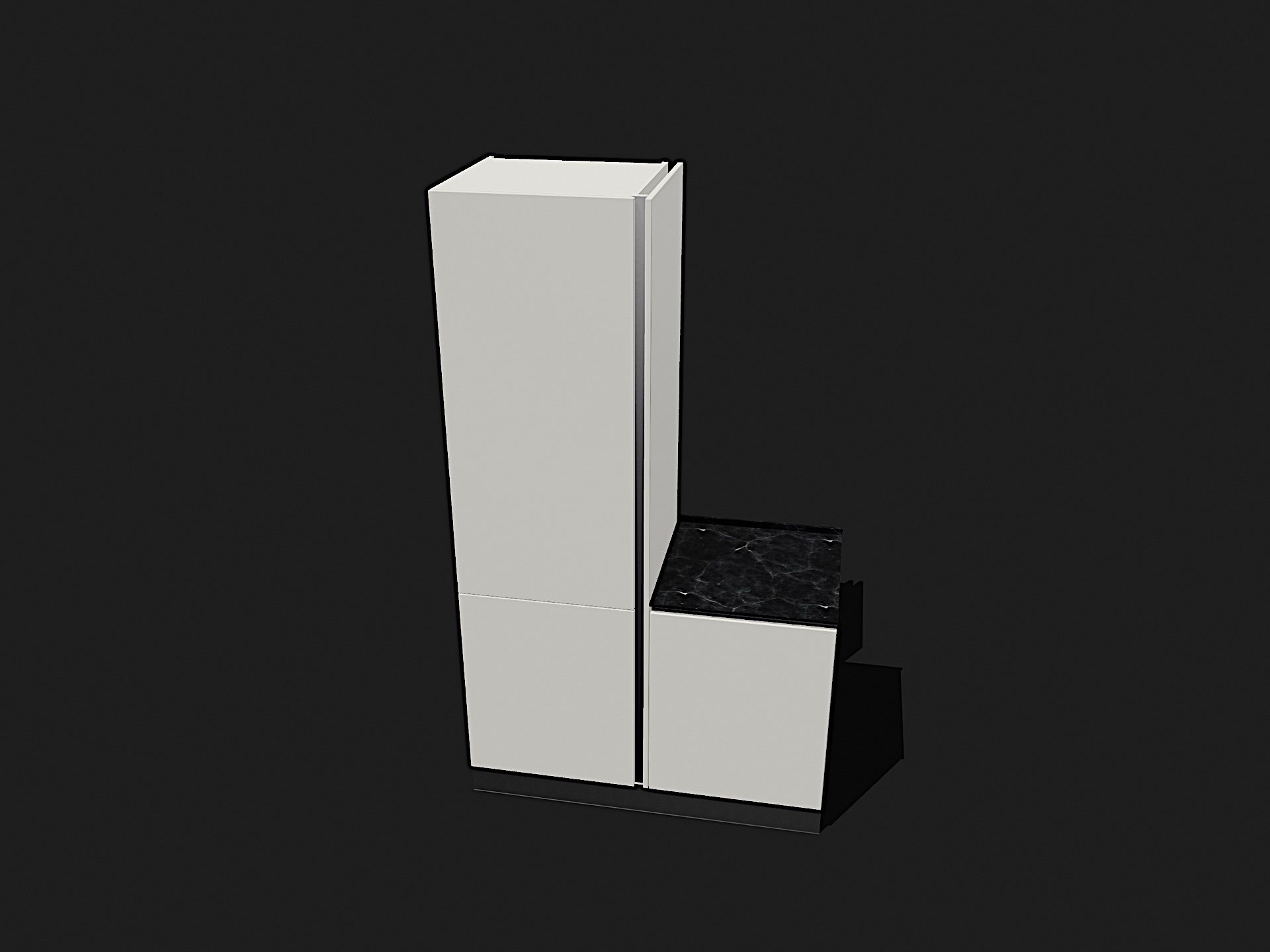 Frigo incasso maniglia