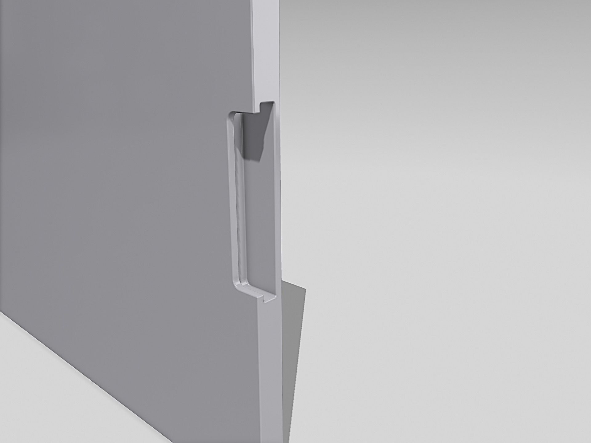 Pannelli laccati con maniglia