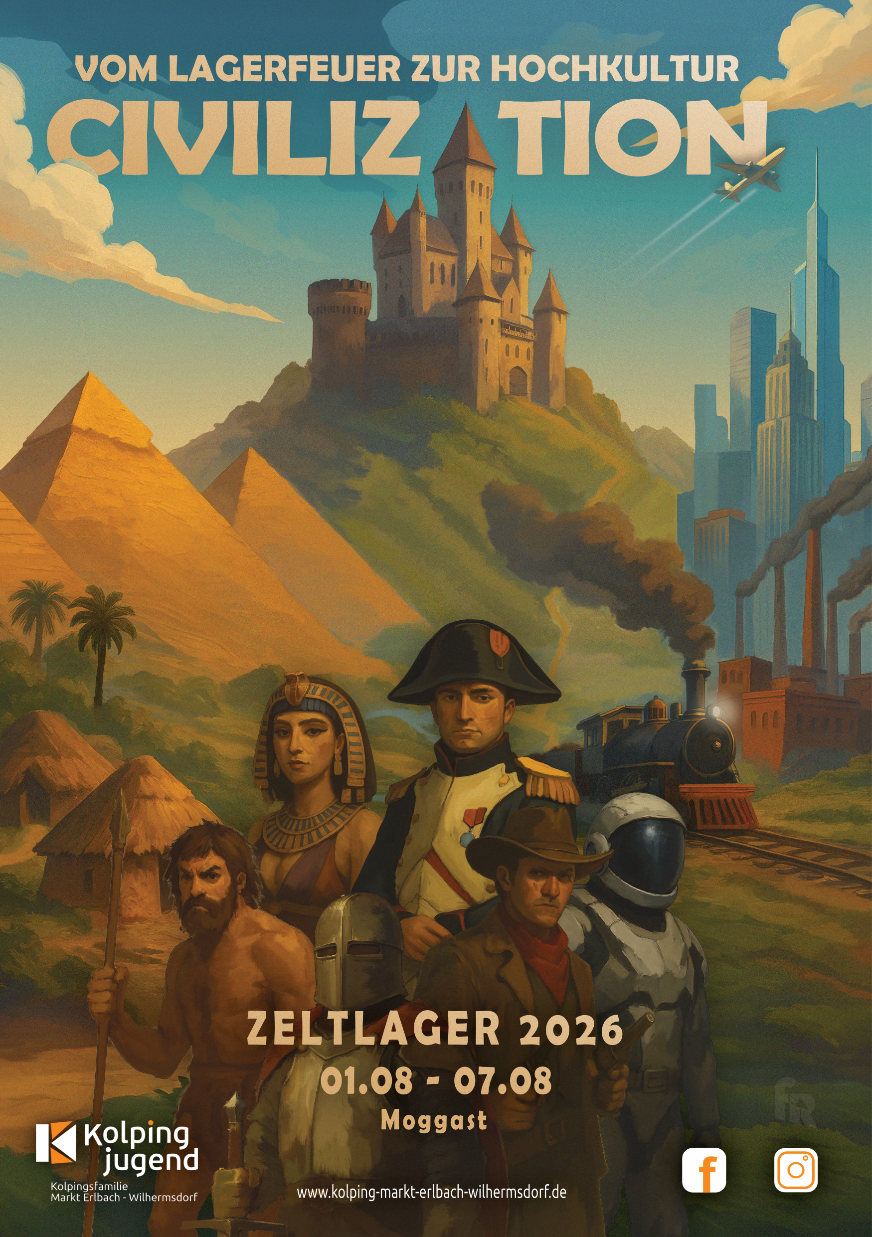 „Von der Steinzeit zur Hochkultur – Unsere Reise durch die Zivilisation“
Gemeinsam begeben wir uns