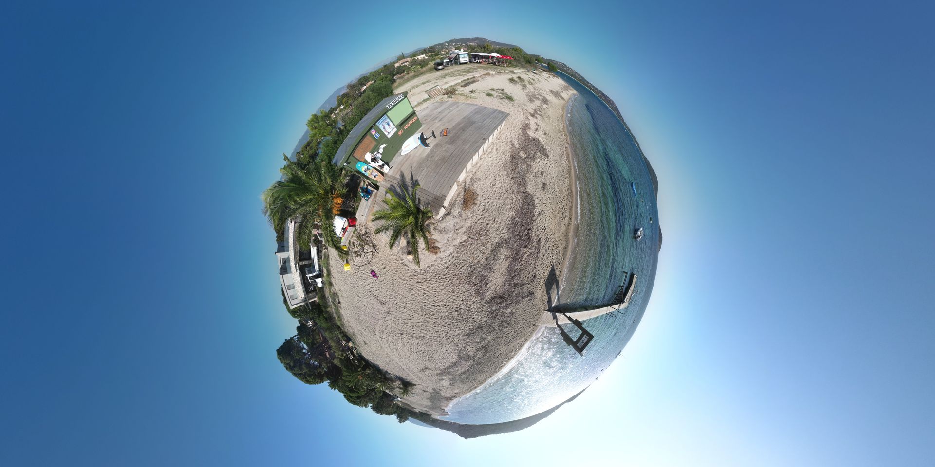 LE PONTON SAN CIPRIANU INSULAIR DRONE CORSE