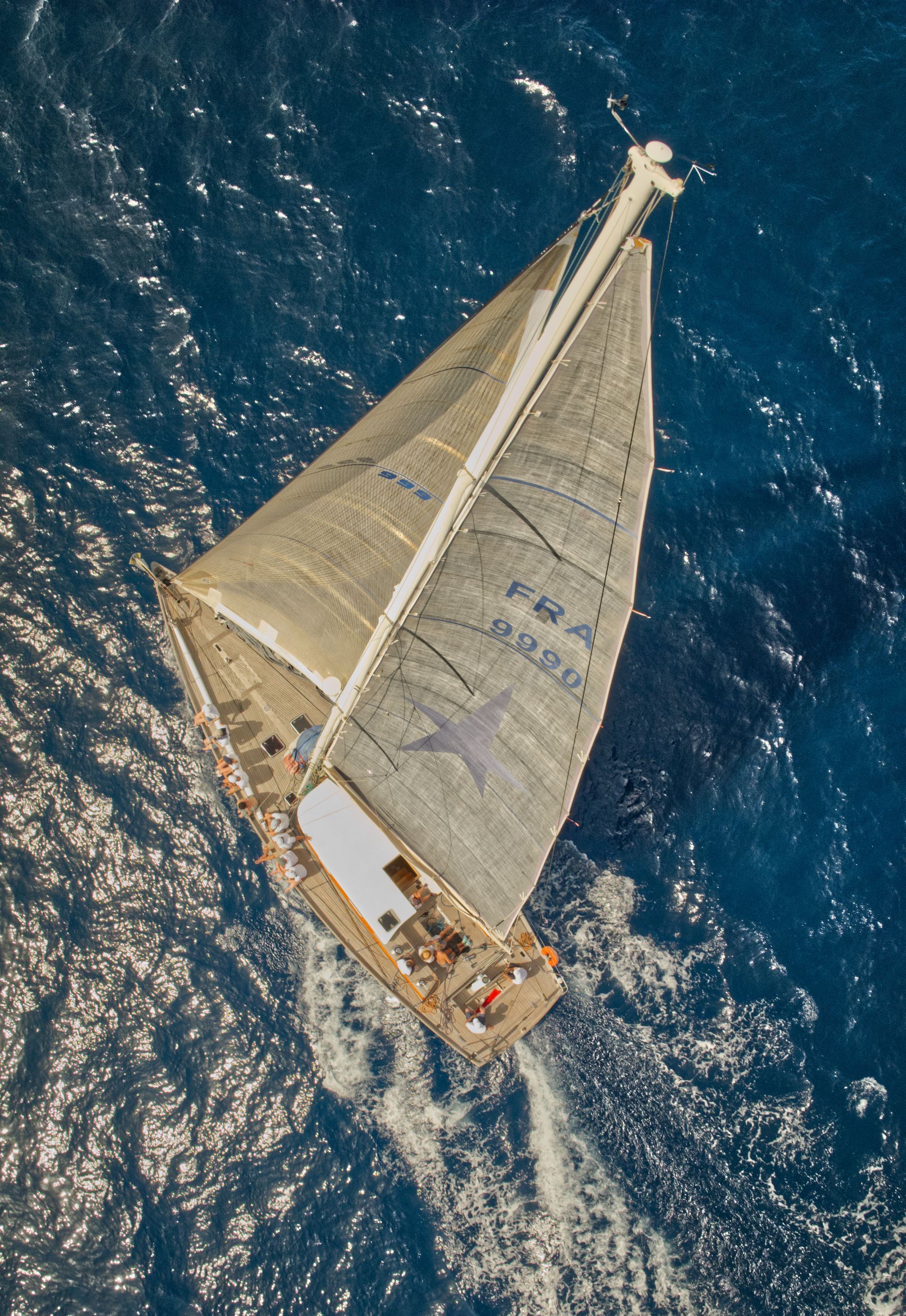 Mister Fips Corsica classic yachting drone insulairdrone corse droniste