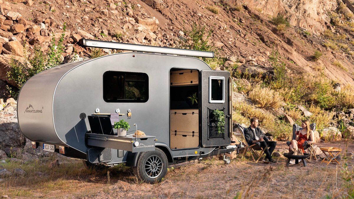 mini Wohnwagen für zwei Personen