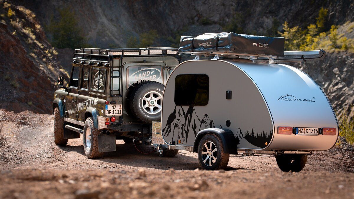 kleiner teardrop mini wohnwagen von miniatouring