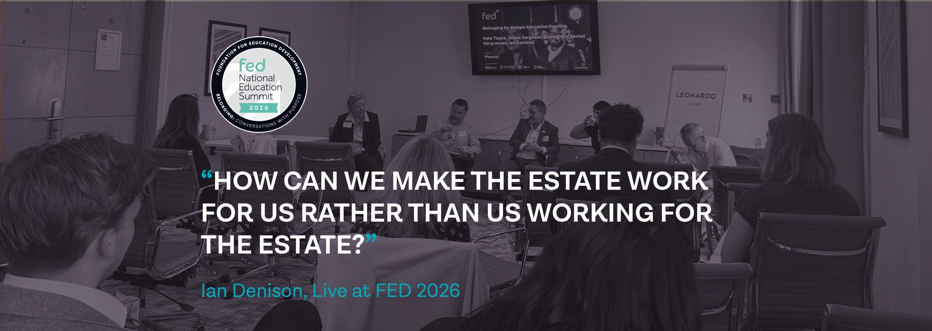 Inscyte Director speaking at the FED National Education Summit 2026 on education funding and school
