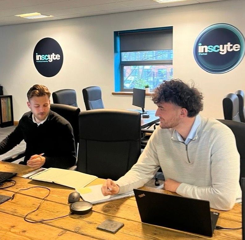 Inscyte - Reece Child & Arron Smith working