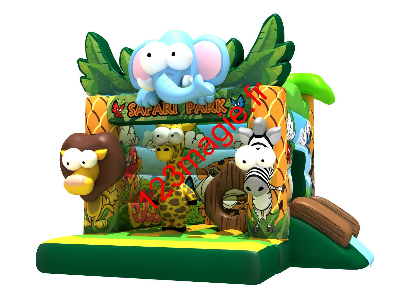 Location chateau structure gonflable safari 77, 78, 91, 92, 93, 94, 95, paris