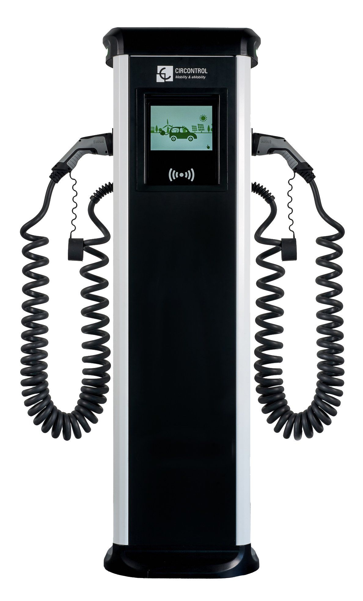 Ladesäule CirControl post eVolve AC Ladestation