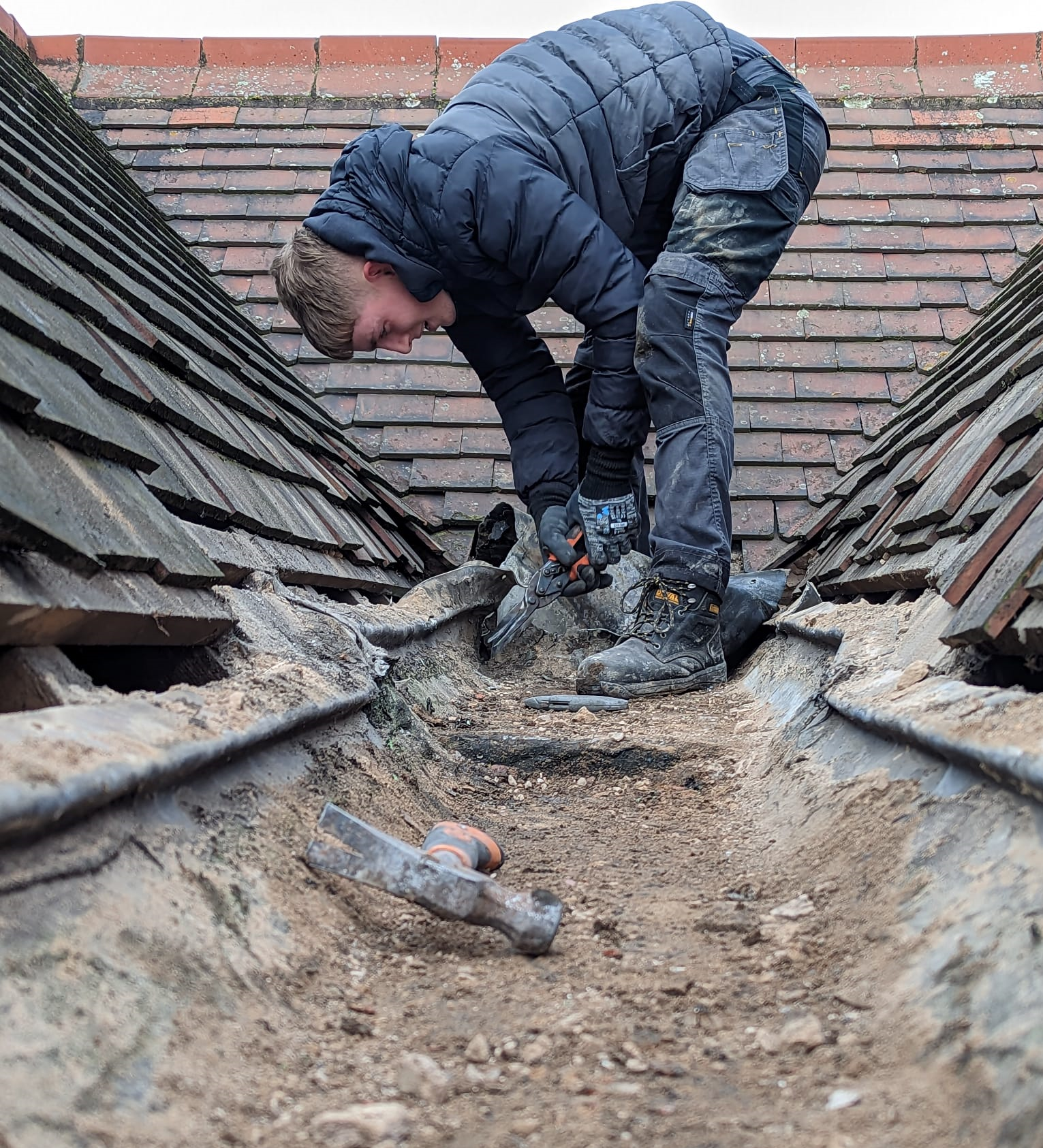 Valley repairs