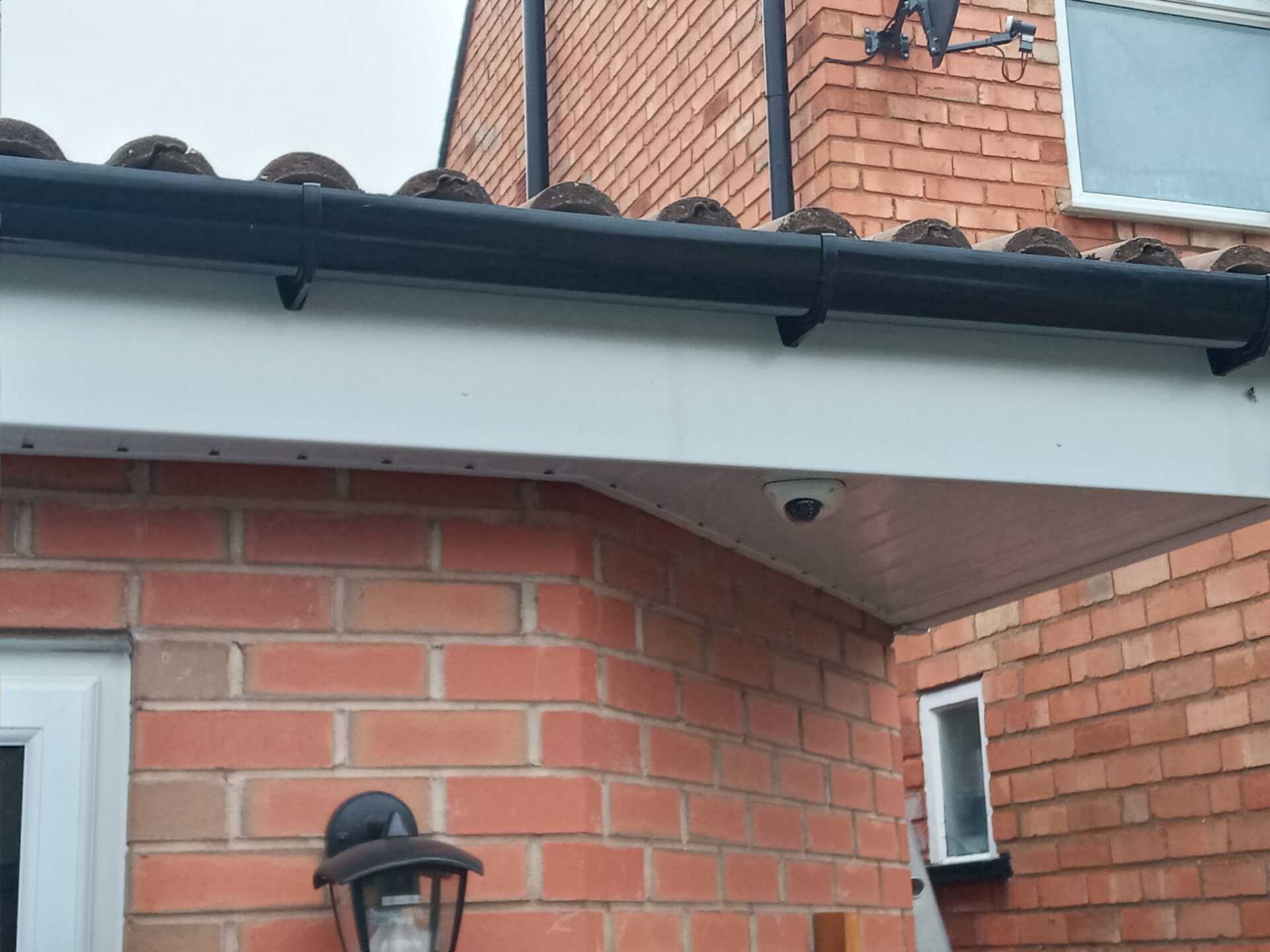 Plastic soffit and facia replacement