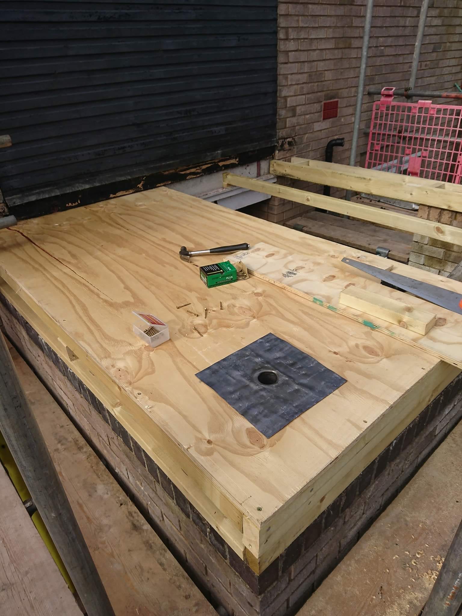 New timber decking