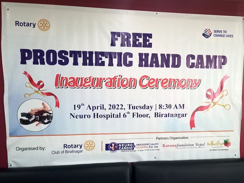 Fitting Day The Hand Project Nepal April 2022