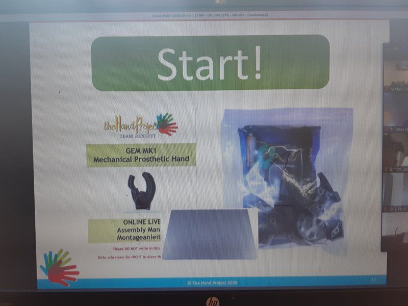 Online Event The Hand Project Januar 2022