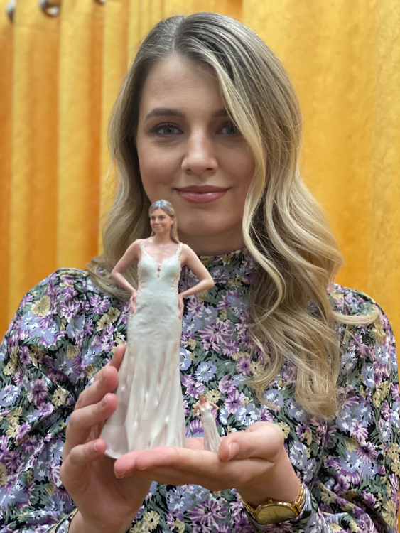 Braut und Hochzeitsfigur