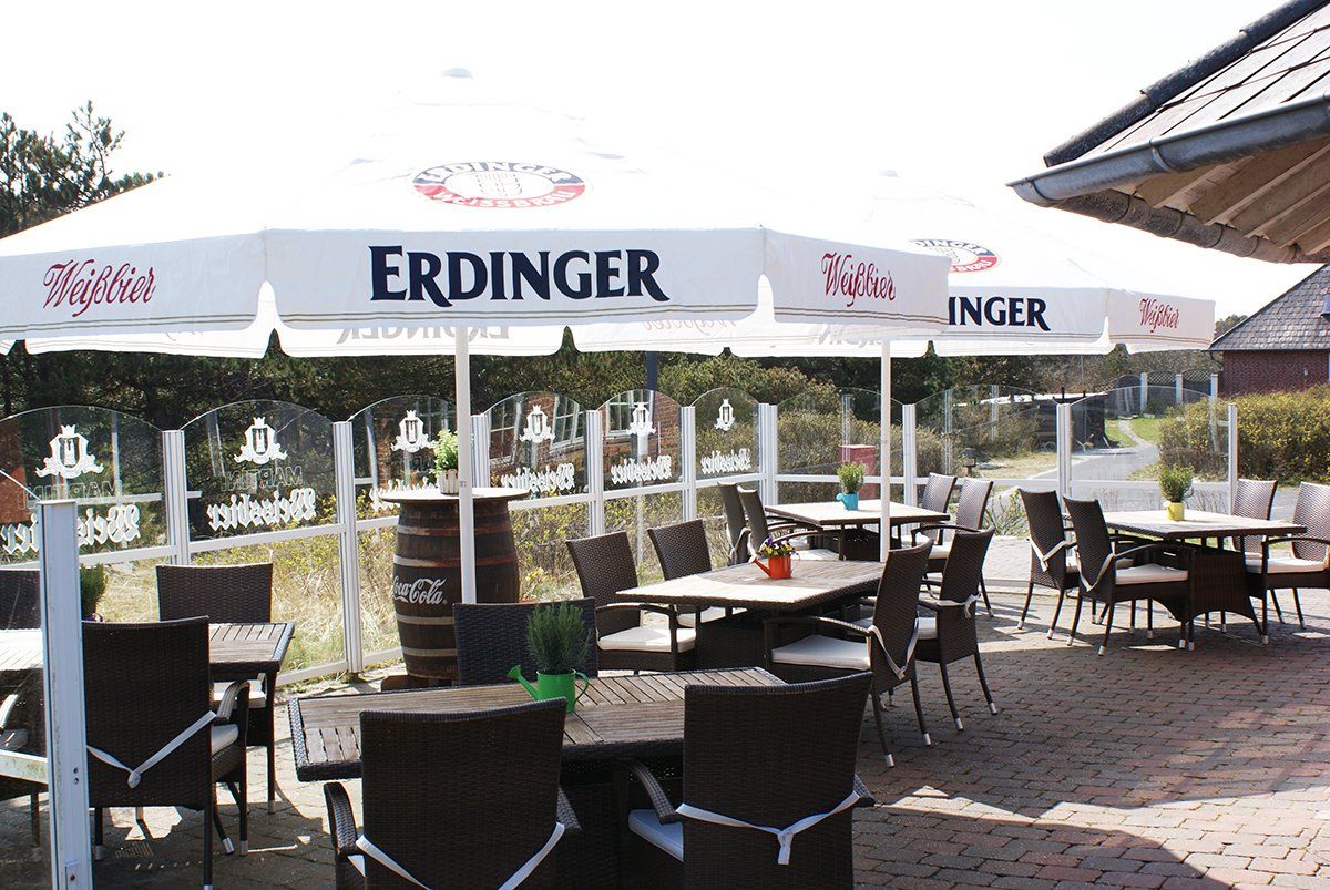 Terasse der Gastronomie