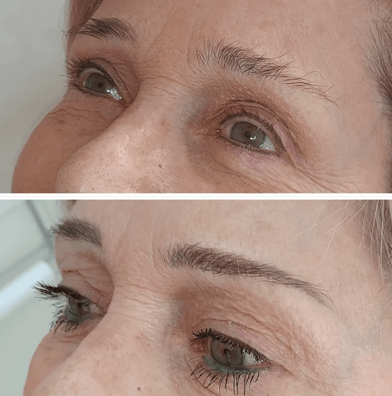 Maquillage permanent dermopigmentation des sourcils,