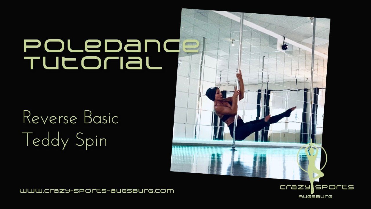 Pole Dance Tutorial - Reverse Basic Teddy Spin
