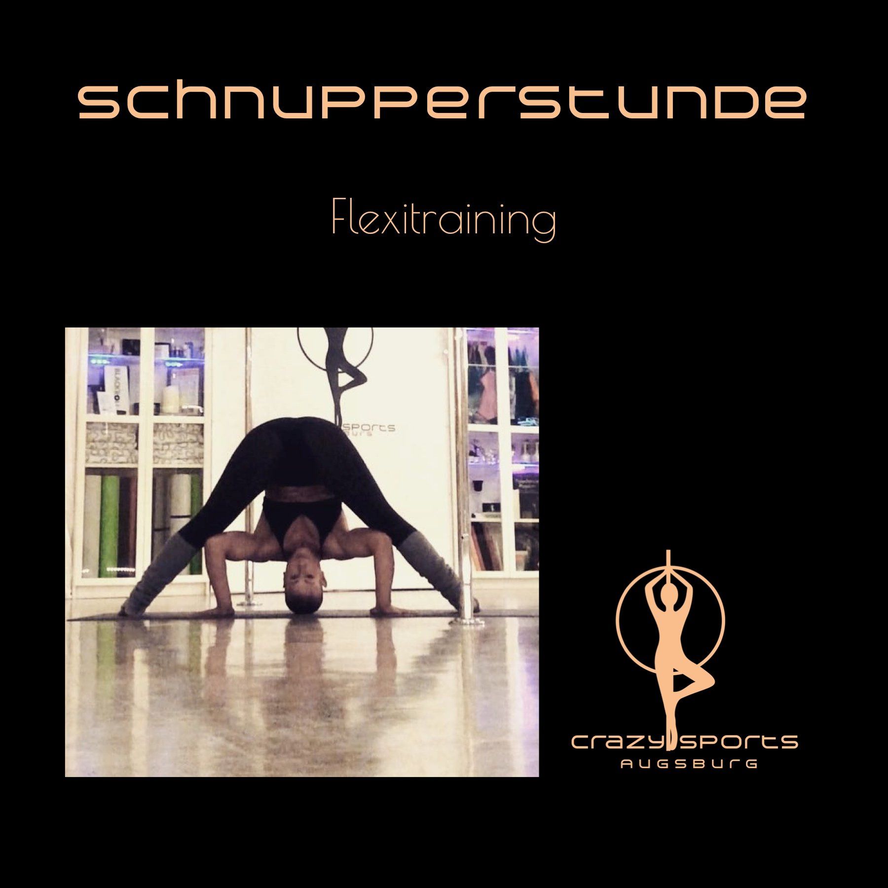 Flexi-Yoga bei CrazySports Augsburg Schnupperstunde