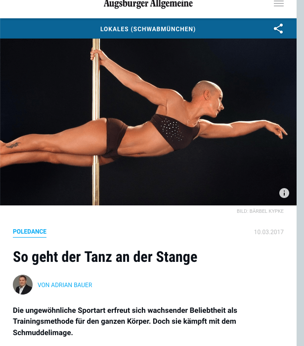 Bericht Schwabmünchner Allgemeine Nadine Rebel