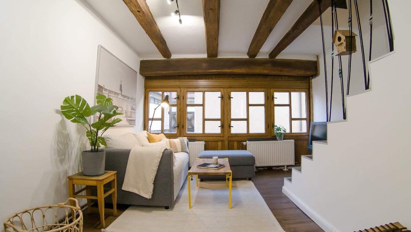 Kleine Remise Ettlingen Wohnzimmer