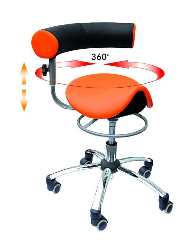 Sattelsitz mit Lehne