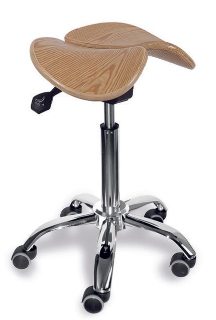 Sattelsitz Holzsitzfläche