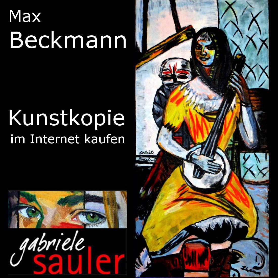 Max Beckmann Variete Quappi Repro kaufen im Internet