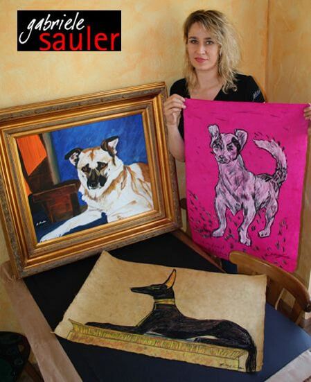 hunde gemalt von gabriele sauler hunde portrait
