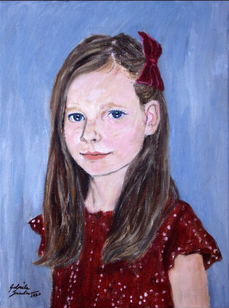 Kinderportrait malen lassen nach Foto