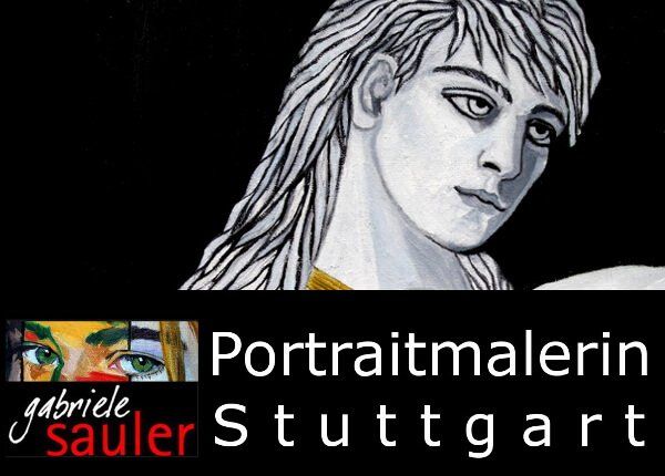 Portraitmalerin aus Stuttgart hat viele Portraits gemalt als Auftragsmalerei