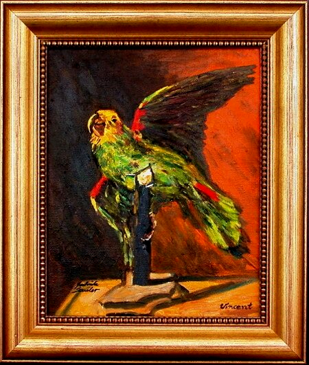 Vincent van Gogh der gruene Papagei Reproduktionen abmalen lassen