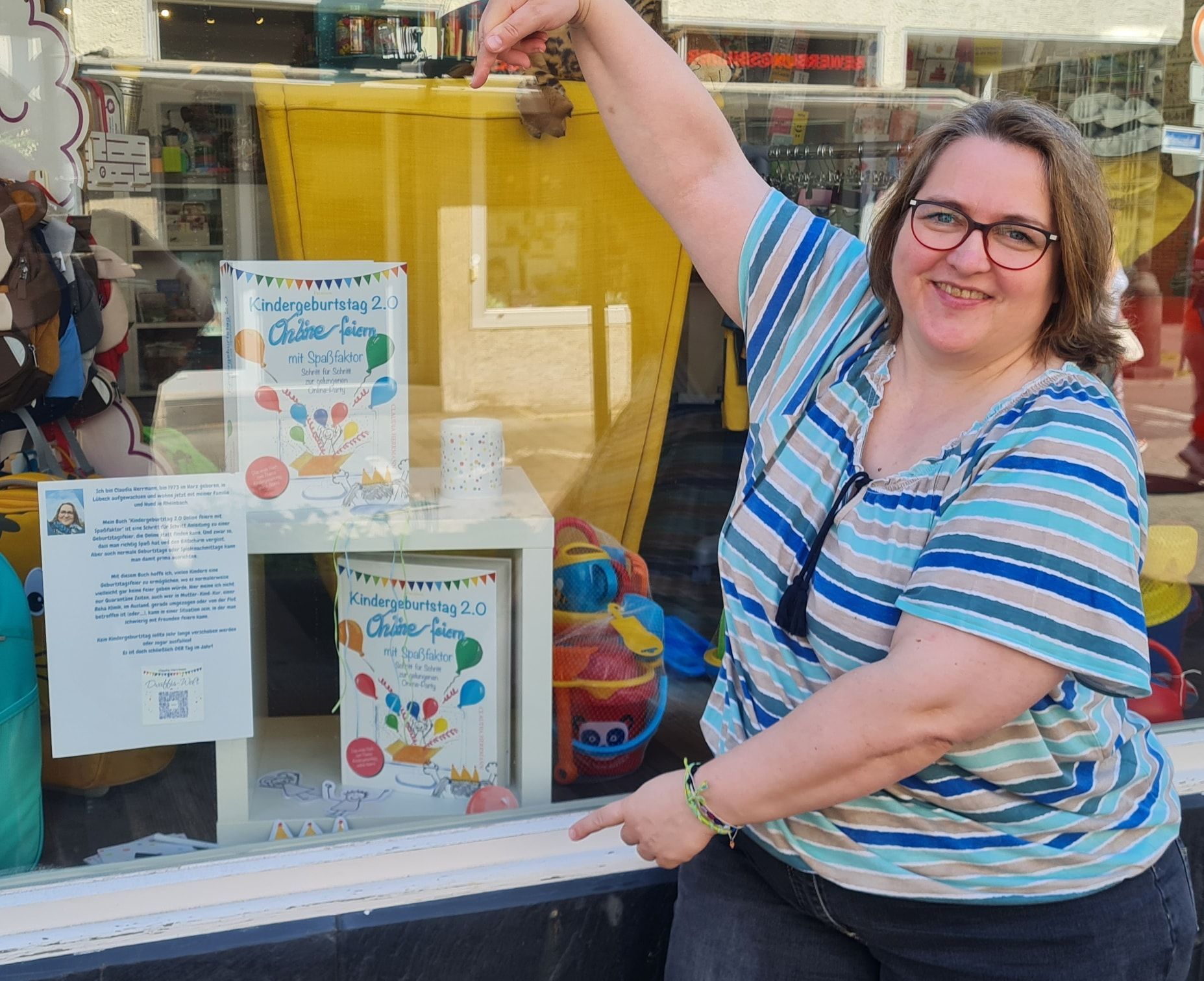 Mein Buch im Schaufenster
