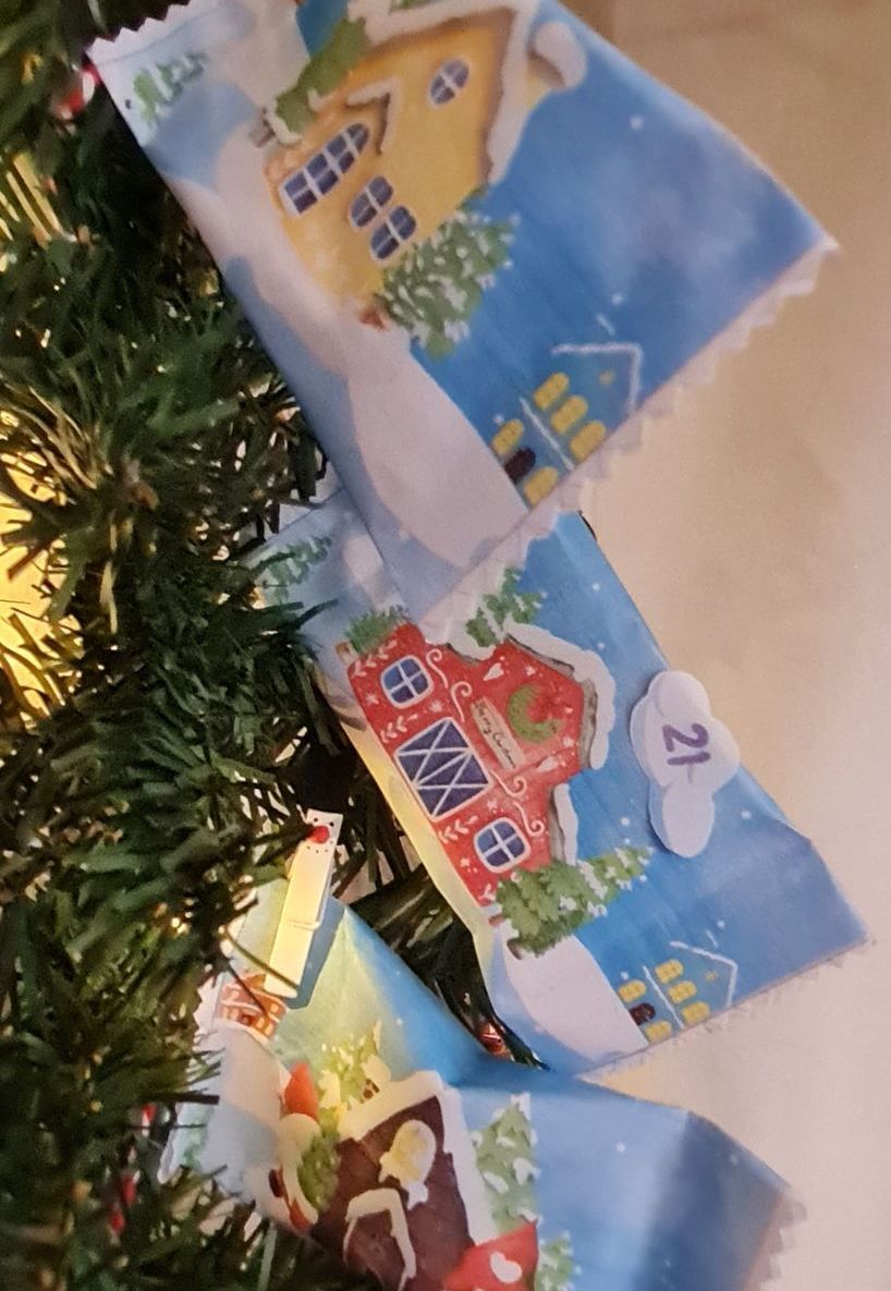 Adventskalender zum selber bastlen, schnell und leicht und in letzter Minute fertig. Die tollen Aufreisspäckchen kommen mit viel Zubehör, Gutscheinen und über 100 Ideen für die Füllung des Adventskalenders