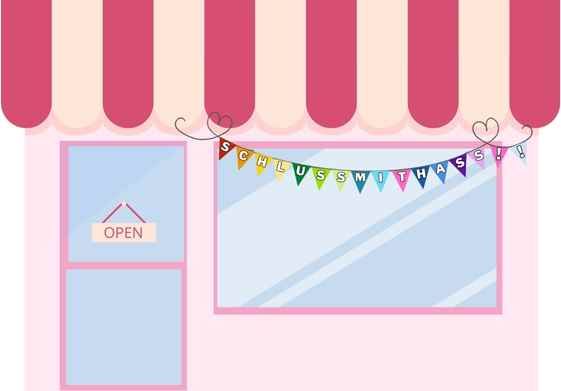 Girlande gegen Rechts, Dwaffis-Welt, Statement Wimpelkette,