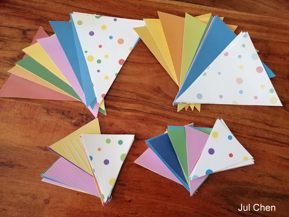 Ruck-Zuck-Girlande zum selber basteln, Vorlage von Dwaffis-Welt