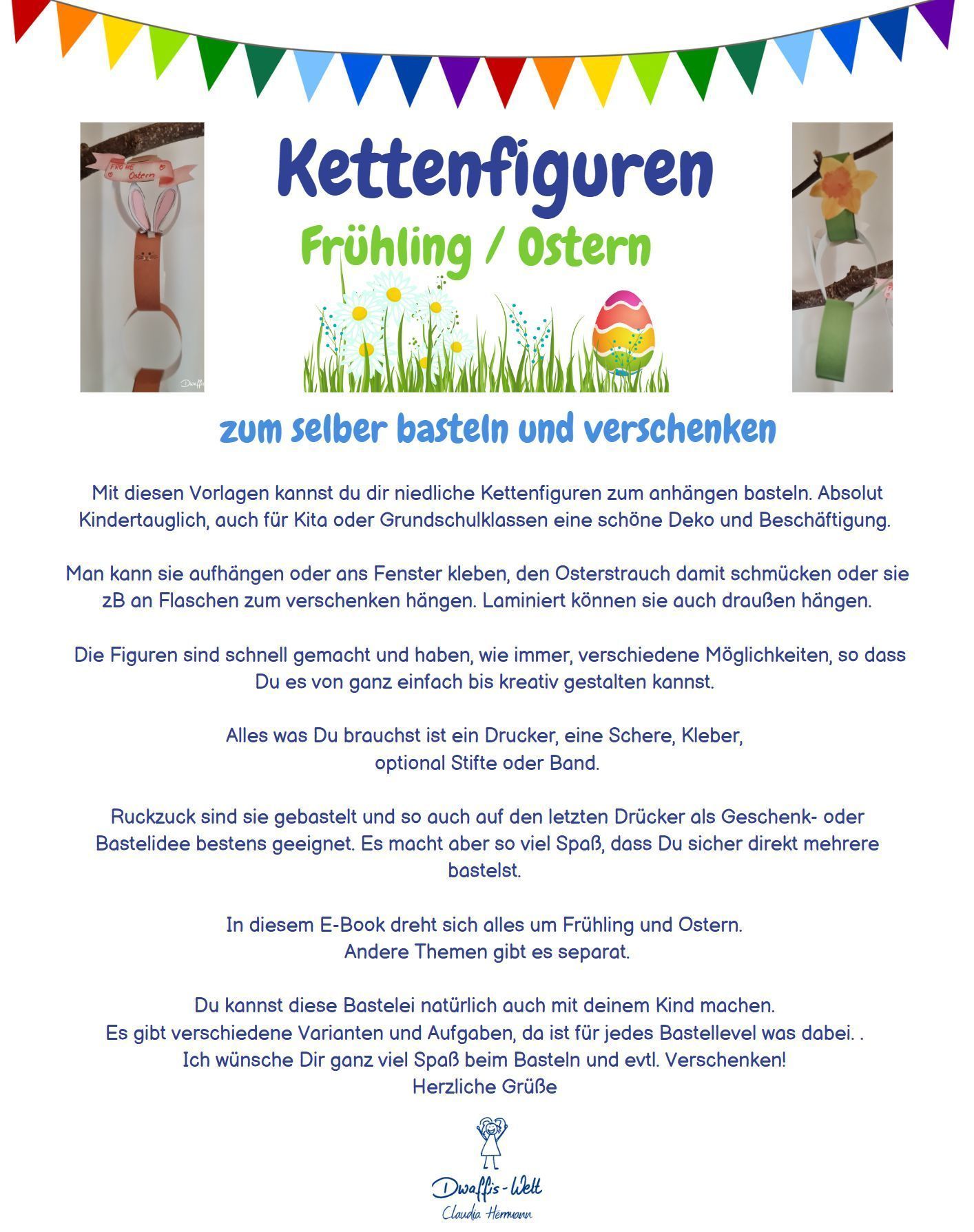 Hallo ihr Lieben! Mit diesen Vorlagen kannst du dir wunderschöne kleine -zunächst geheime-Grußbotschaften basteln. Die kleinen Teelichter sind tolle Geschenke und Mitbringsel. Ich selber verschenke sie seit Jahren. Sie sind schnell gebastelt und jeder freut sich über den Überraschungseffekt. Denn erst, wenn das Teelicht komplett flüssig geworden ist, kann man seine geheime Botschaft sehen! Alles was du brauchst ist ein Drucker, eine Schere, Teelichter und optional Stifte. Ruckzuck sind sie gemacht und so auch auf den letzten Drücker als Geschenkidee bestens geeignet. Es macht aber so viel Spaß, dass du sicher direkt mehrere bastelst. Vorsicht, es kann echt ein wenig süchtig machen und vielleicht magst du auch gar keine normalen Teelichte mehr benutzen. :) In diesem E-Book dreht sich alles um Weihnachten und Advent. Andere Themen, wie z.B. Silvester (inkl. Silvesterorakel) wird es separat geben. Du kannst diese Bastelei natürlich auch sehr gut mit deinem Kind machen. Es gibt verschiedene Varianten und Aufgaben, es geht schnell und wird später dann spannend. Ich wünsche dir ganz viel Spaß beim Basteln und evtl. Verschenken! Herzliche Grüße Claudia Herrmann (Dwaffis-Welt)