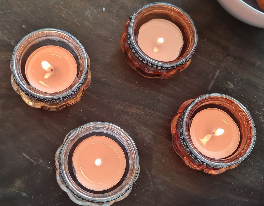 aus einem Teelicht wird ein toller Lichtgruß. Hier Trauer und Trost Vorlage