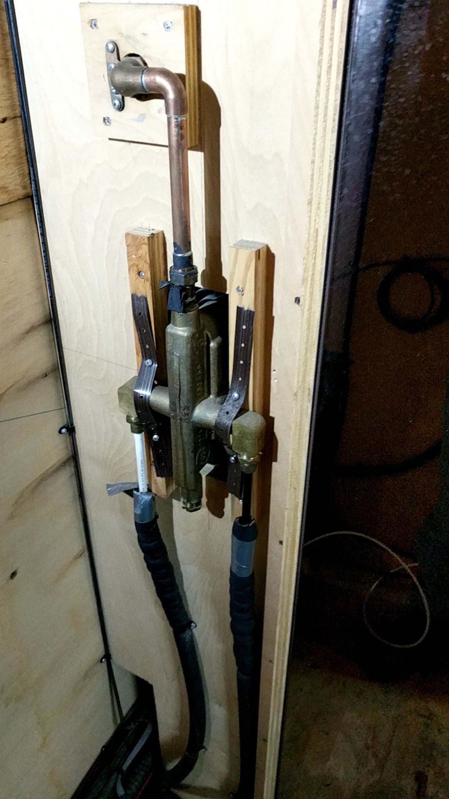 Prevost marathon winterize luxury shower valve tile corian