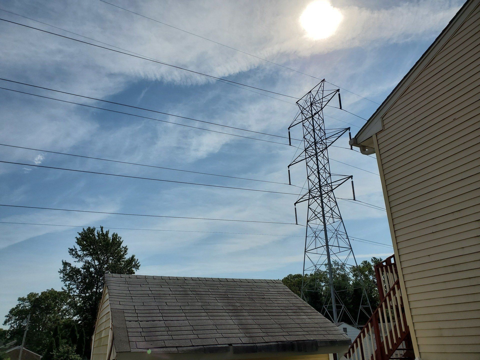 high voltage power lines